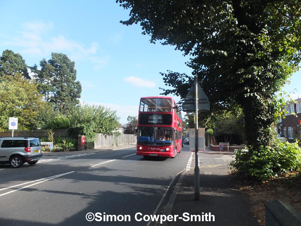Bus/Buses On Diversion Bickley 1 310816